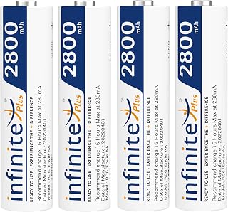 ENVIE® (AA2800RTU4PL) Infinite Plus AA High Capacity 2800 mAh Ni-MH Rechargeable Battery (Pack of 4) Price In India