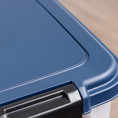 Miniatura 8 de IRIS USA Contenedor hermético para alimentos para perros, hasta 14 lb, recipiente de almacenamiento de golosinas para perros, gatos, pájaros y otros