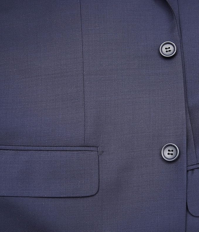 Arthur Black Mazara Classic Fit Two Button 100% Wool Wrinkle Resistant Suit2