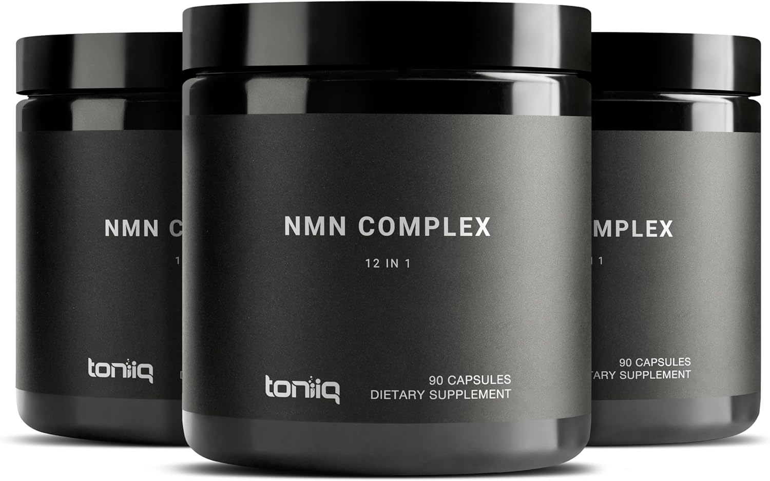 Toniiq NMN 12-in-1 Complex – 5 Liposomal Ingredients NMN, NAD+, CoQ10, Spermidine & Apigenin for Enhanced Absorption – Plus Resveratrol, Fisetin, Berberine & More – 270 Vegetarian Capsules