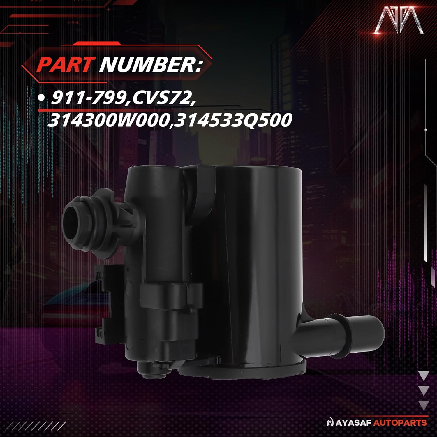 MAYASAF 911-799 Vapor Canister Vent Solenoid Valve fits for Hyundai Elantra Coupe 2013, Elantra GT 2013, Elantra 2011-2015, Santa Fe Sport 2013-2018, for Kia Optima, Sorento