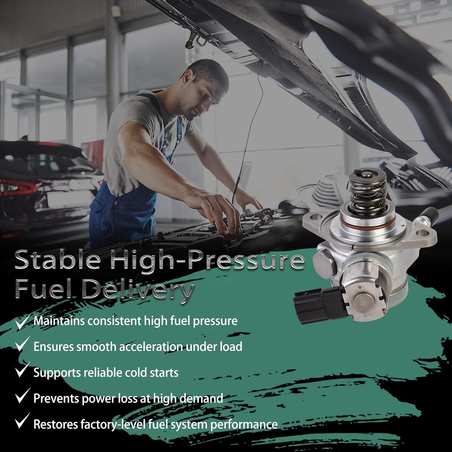 High Pressure Fuel Pump Fit for Ford F150 2011-2017 3.5L V6 Ford Expedition 2016-2017 Transit 150 250 350 2015-2017 Replace BL3E-9D376-CH BL3Z9350B BL3Z-9350-A