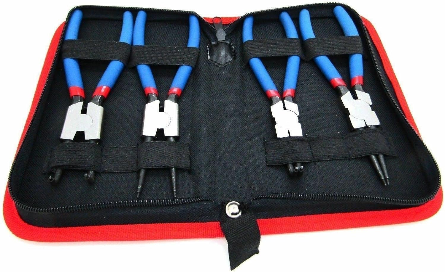 For 4 pc Circlip Plier Tool Snap Ring Snapring Remover Tool Kit