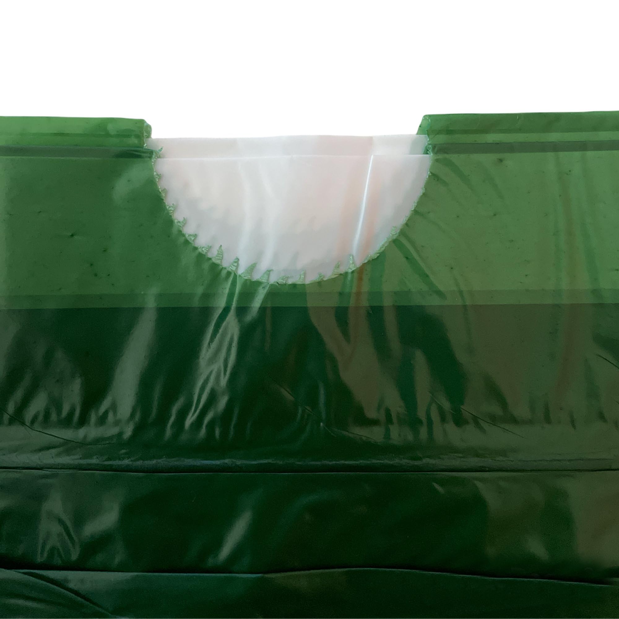Alfapac - Rollo de 20 bolsas de basura con autocierre, fabricada con materiales 100% reciclados, capacidad 30L, 55x60 cm, color verde