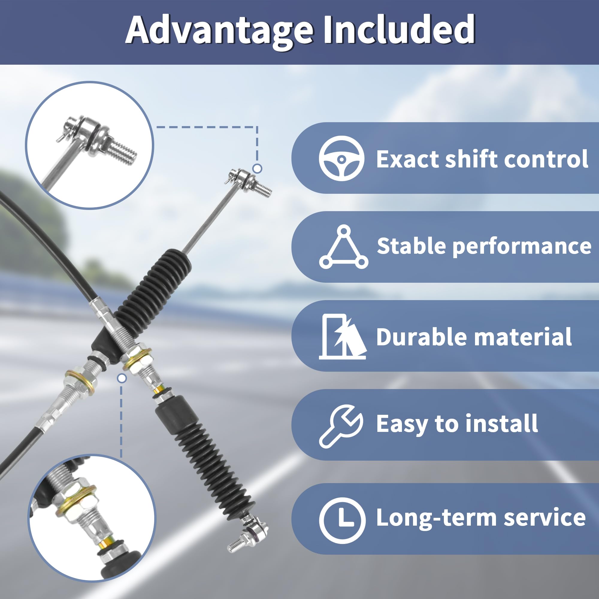 Amazon.com: Shifter Cable Replace 7082591 7083012, Transmission