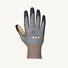 Superior Glove S21TXUFNLTC-11 TenActiv Durable Gloves, SZ 11, Seamless Knit Wrist Cuff, Resists Abrasion/Cut/Puncture, ANSI Cut-Resistance Level A9, ANSI Puncture-Resistance Level 3