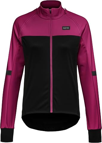 GOREWEAR Phantom Cycling Jacket - Womens Black/Process Purple, S/4-6