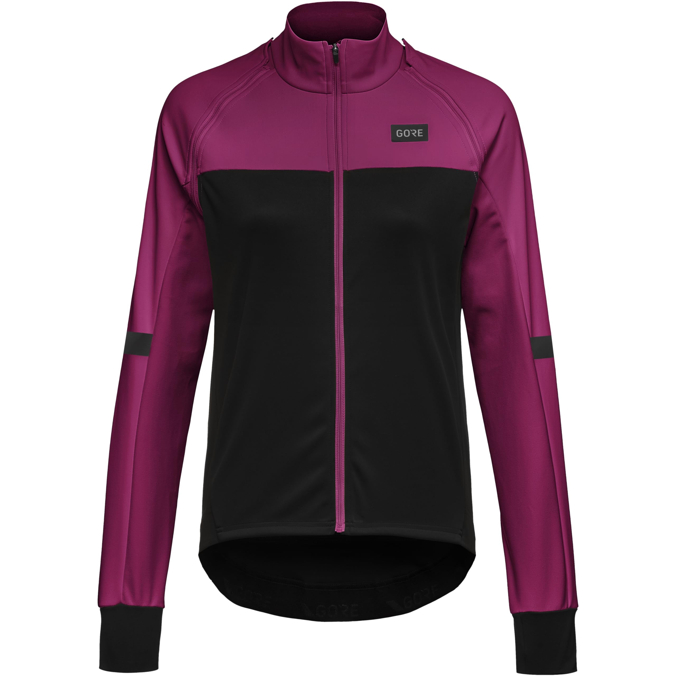 GOREWEAR Phantom Damen Fahrrad-Jacke, GORE-TEX INFINIUM WINDSTOPPER, 2in1 Jacke mit abnehmbaren Ärmeln, Schmale Passform