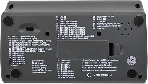 Vista 4 de Wholesale Chess Temporizador digital avanzado de ajedrez y juego con bonificación y retraso