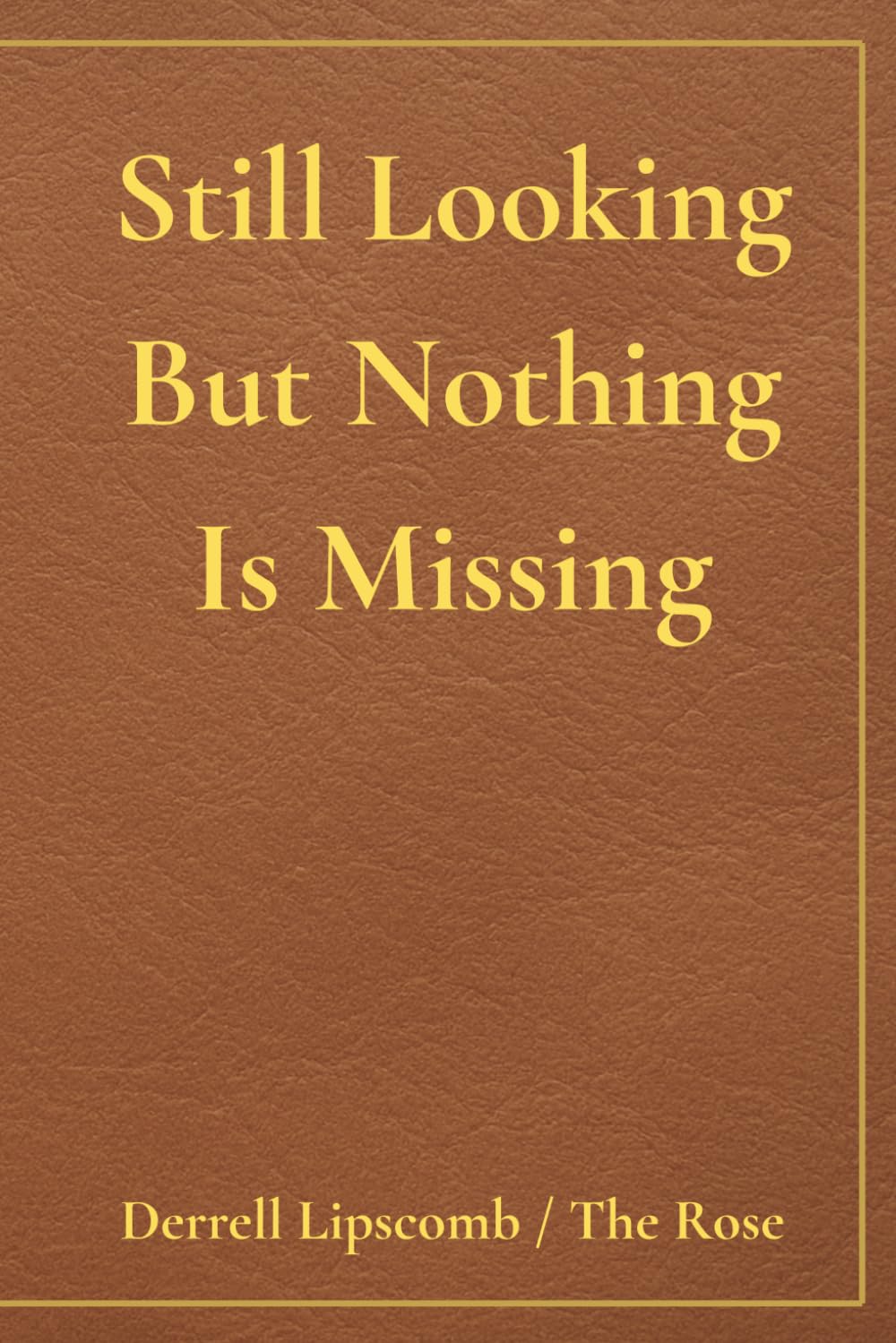 Still Looking But Nothing Is Missing