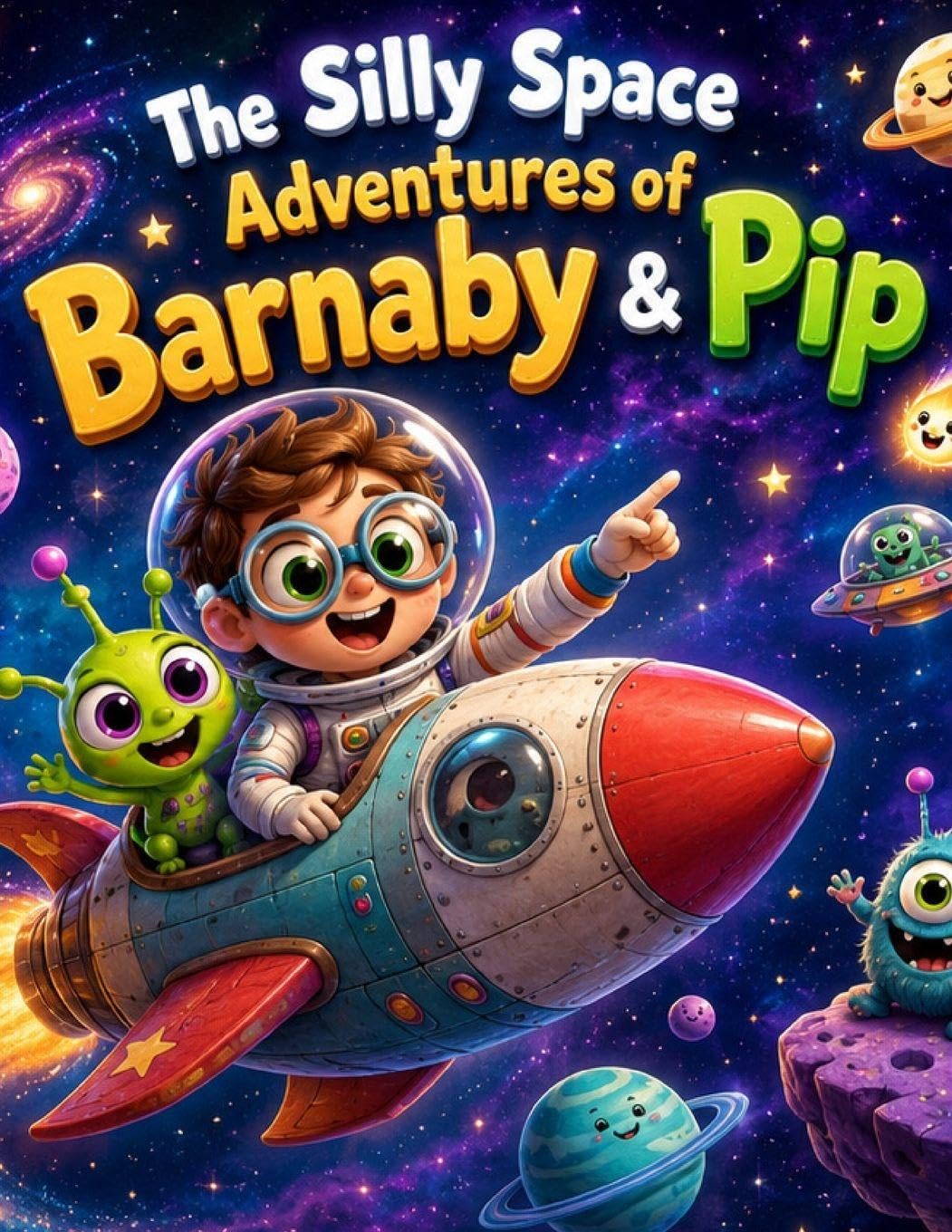 The Silly Space Adventures of Barnaby & Pip: A Funny and Heartwarming Space Story for Kids About Friendship, Imagination, and Unexpected Cosmic Adventures
