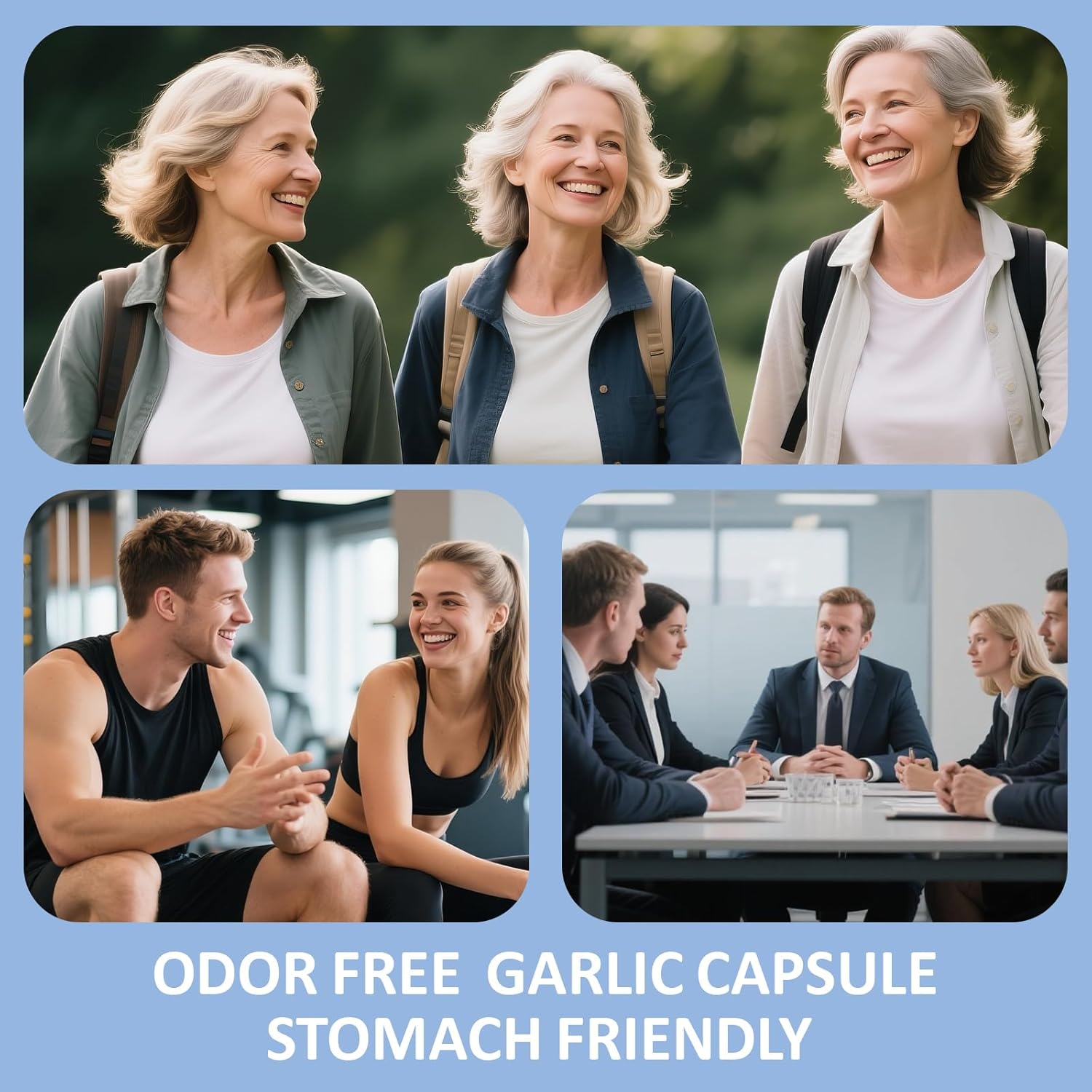 9000MG Aged Garlic Extract Organic Garlic Supplement Powder 30:1 Extract Formula, with Alliin Purity 99%+, Microelement Selenium, Iron, Zinc, and Manganese, 2+ Month Supply, 360 Capsules