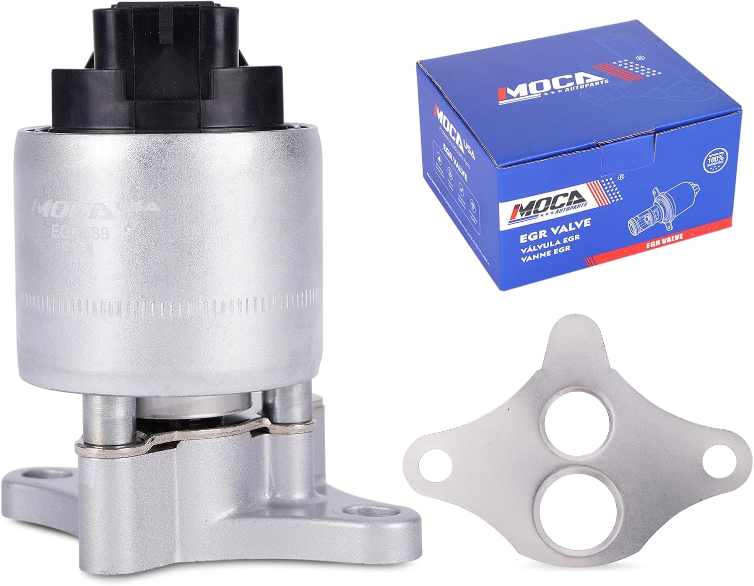 MOCA 911-164 EGR Valve Fit for Buick 2002-2005 LeSabre 3.8L, for Cadillac 2000-2005 DeVille 4.6L, for Chevrolet 2003-2005 Silverado 3500 5.7L, for GMC 1996-2002 Savana 1500 2500 4.3L 5.0L 5.7L