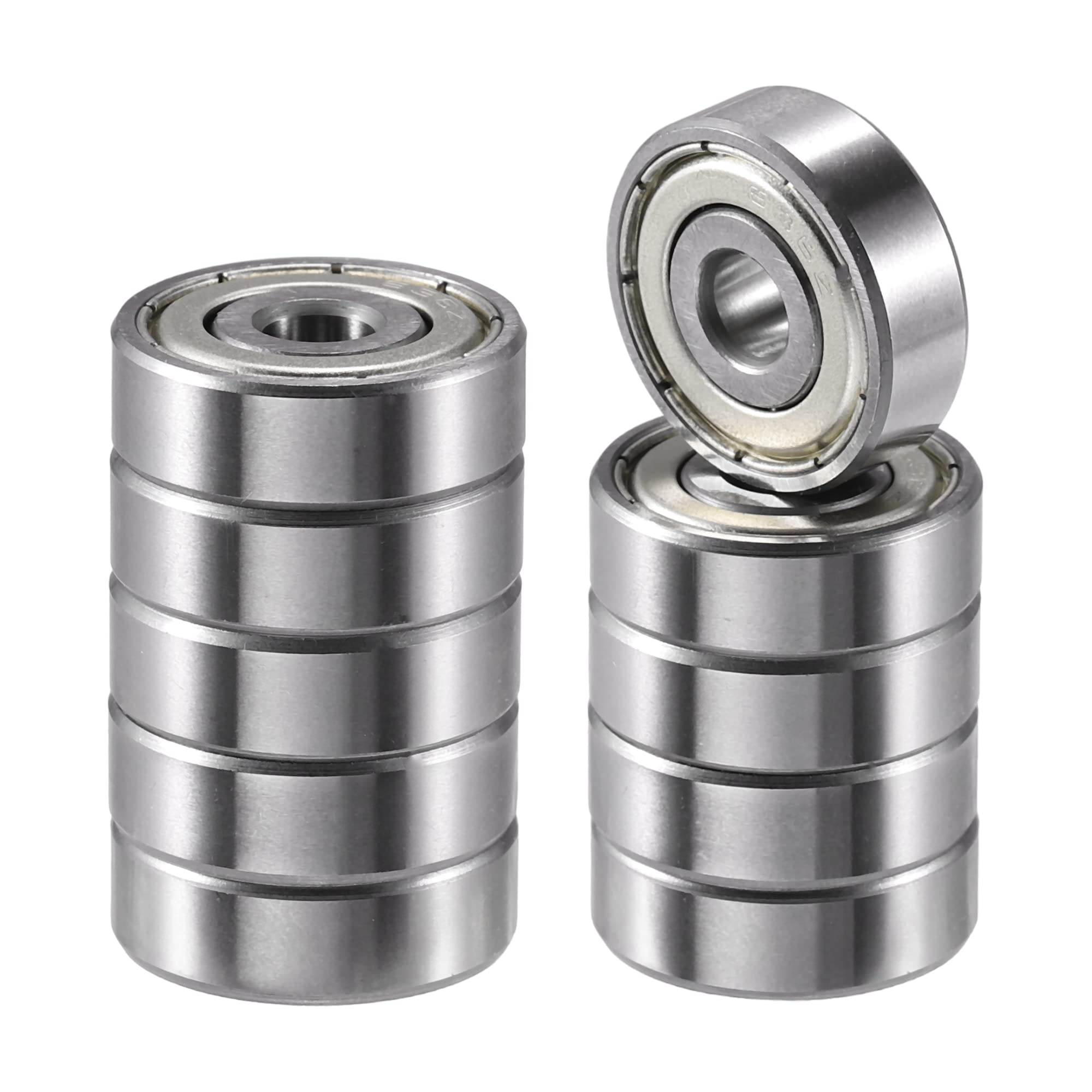 10 Pezzi Cuscinetti A Sfera MR62ZZ 2x6x2.5mm - In Acciaio, Doppio Schermo, Argento - Foto 12