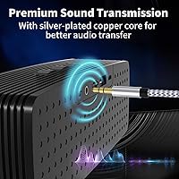 Vista 8 de esbeecables Aux Cord for iPhone,3Pack 3.3ft MFi Certified iPhone AUX Cord Lightning to 3.5mm Audio Cable for iPhone 14 13 12 11 XS XR X 8 7 iPad