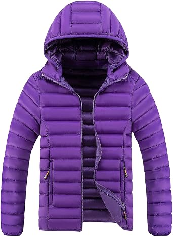 Maiyifu-GJ Mens Hooded Warm Winter Jackets Waterproof Snow Ski Full Zipper Coats Puffer Outwears With Removable Hood