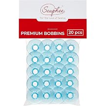 Sewphee 20pcs Plastic Bobbins fits Most Pfaff Sewing Machine - Durable 9033P Compatible Pfaff Bobbins Ensures Smooth Stitching Premium Sewing Accessories and Supplies