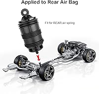 Vista 3 de nifeida Muelles suspendedores traseros 2113200825, 211320082580 del aire compatibles con Mercedes-Benz W211 W219 2003-2011 E550/E55 AMG/E63