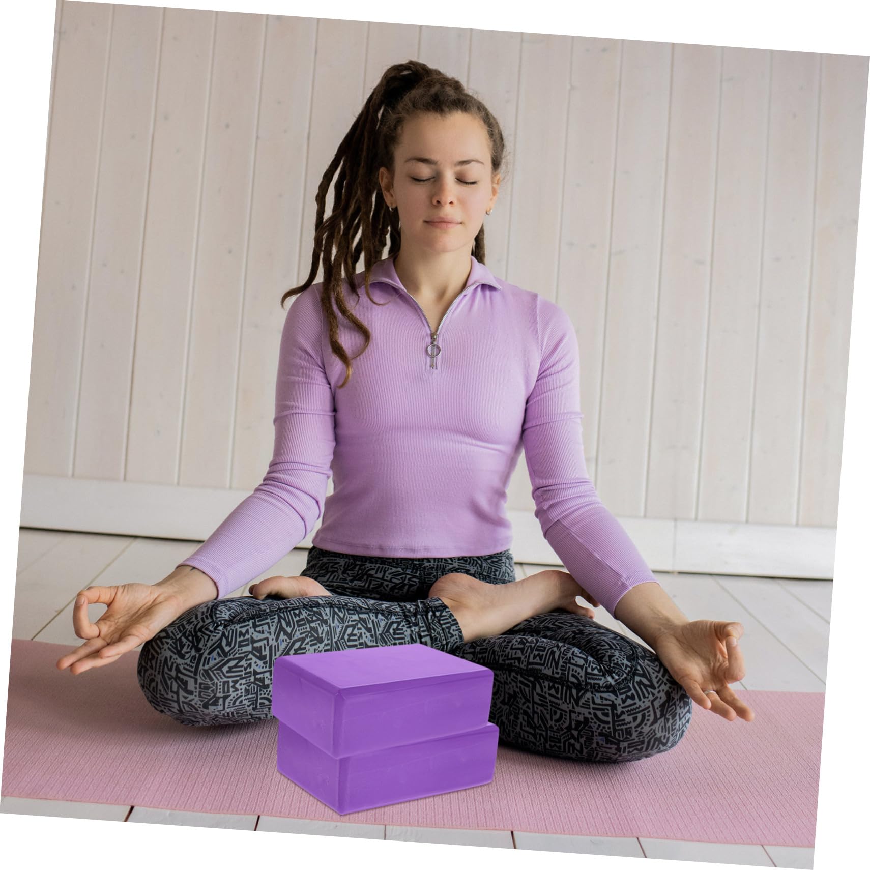 TOYANDONA 3stücke Yoga-blöcke-satz Mit Gurt Schaumstoff-ziegel Und Yoga-gürtel Für Übungen Pilates Und Stretching Tragbar Für Jeden Bedarf