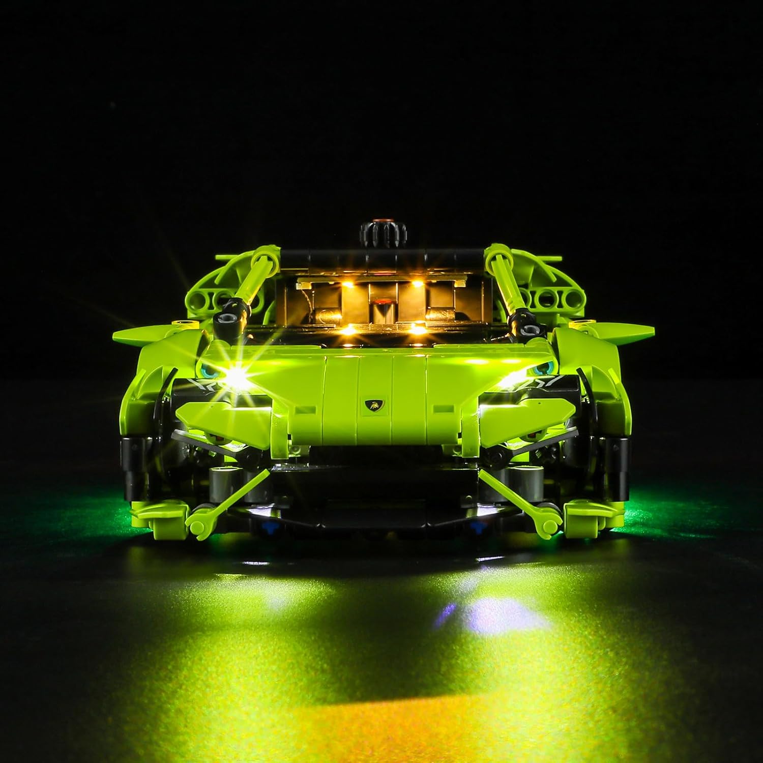 BRIKSMAX Led Lighting Kit for Lamborghini Huracn Tecnica - Compatible with Lego Technic Car Building Set