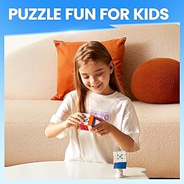 GAN 356 M, Speed Cube 3x3 Magnetic Speedcube Stickerless 356M Fidget Toys for Kids Adults, No Extra GES