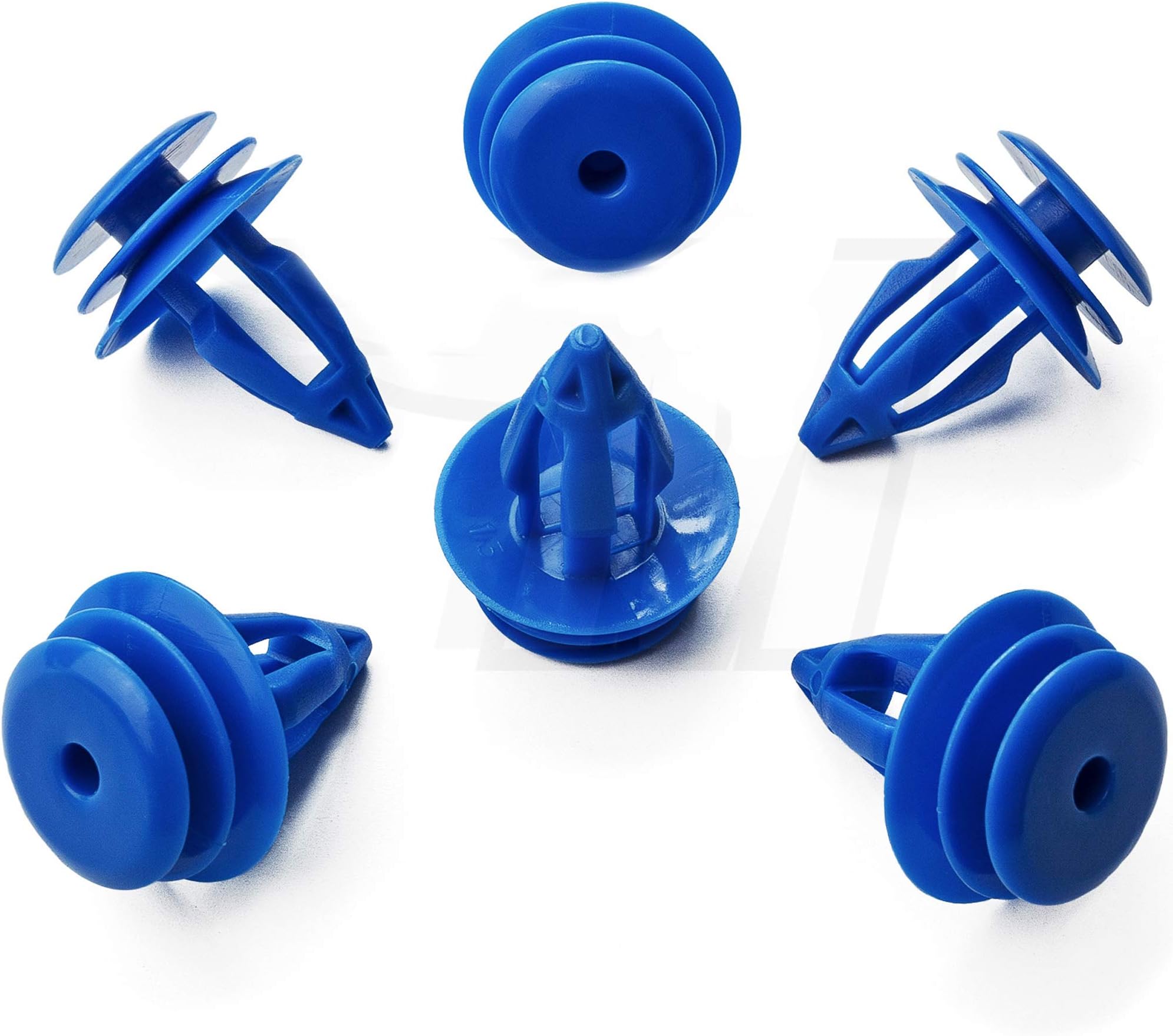 20x PLASTIC CLIPS FRONT REAR WHEEL ARCH TRIM BLUE LR027255