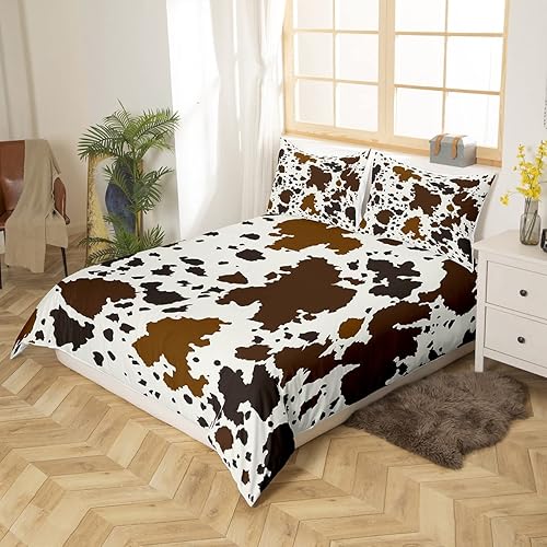Miniatura 9 de Erosebridal Juego de ropa de cama para niños con diseño de gato negro, tamaño matrimonial, funda de edredón con diseño de gatitos y animales de