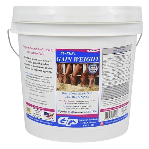 SU-PER Gain Weight for Horses - Equine Supplement Weight Gainer