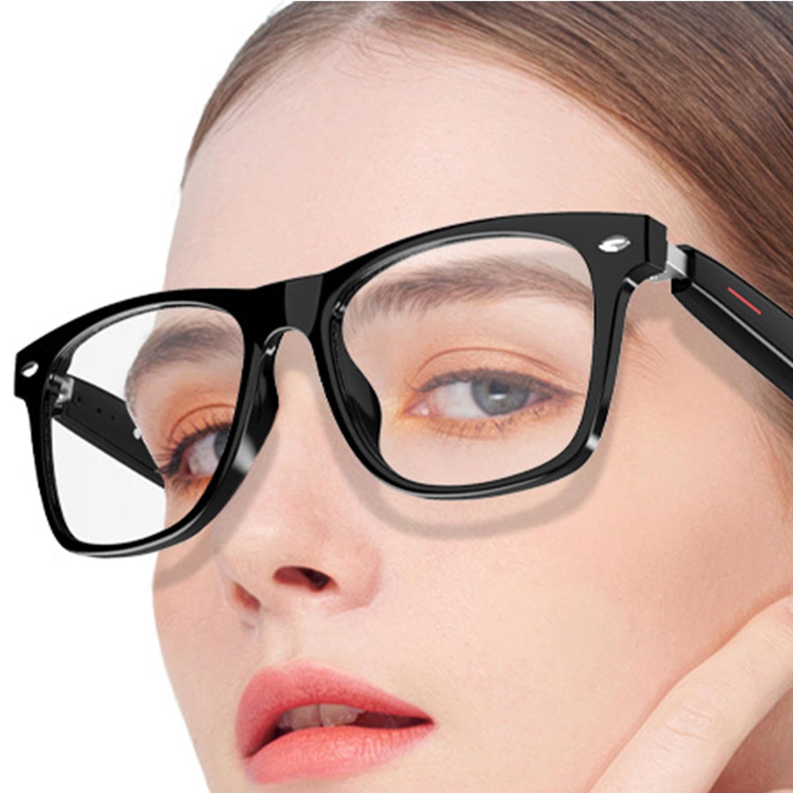 Gafas de audio inteligentes, gafas inteligentes para mujer | Gafas inteligentes de entretenimiento interior | Gafas de entretenimiento de interior inalámbricas para hombres y mujeres, responden