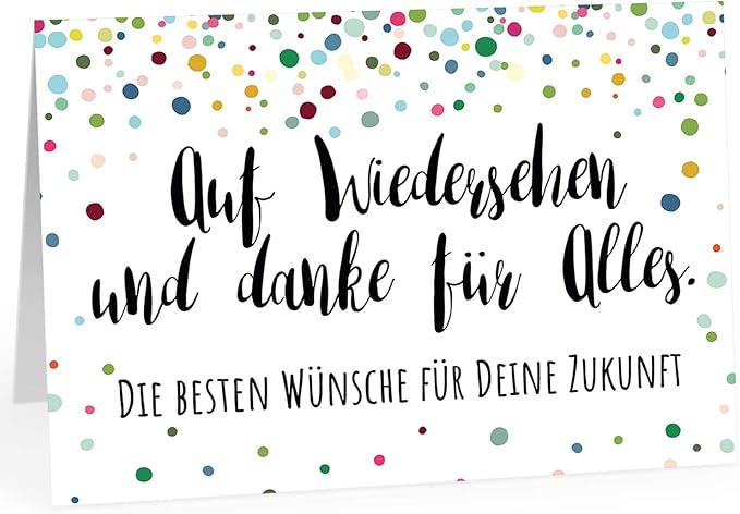 Ich Wünsche Dir Alles Gute Für Die Zukunft Abschied www.amazon.de