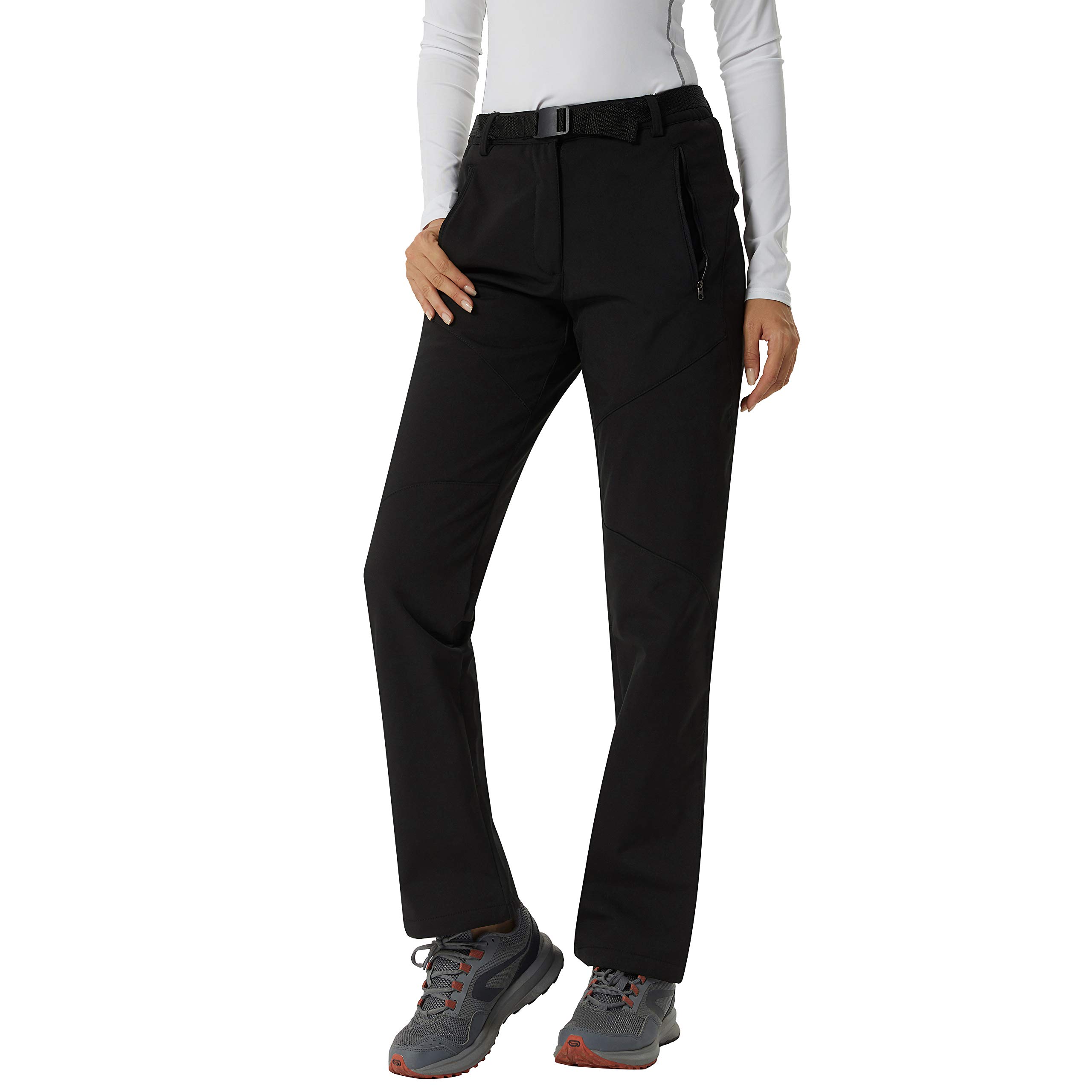 Damen Wanderhose Wasserdicht Softshellhose Winter Outdoorhose