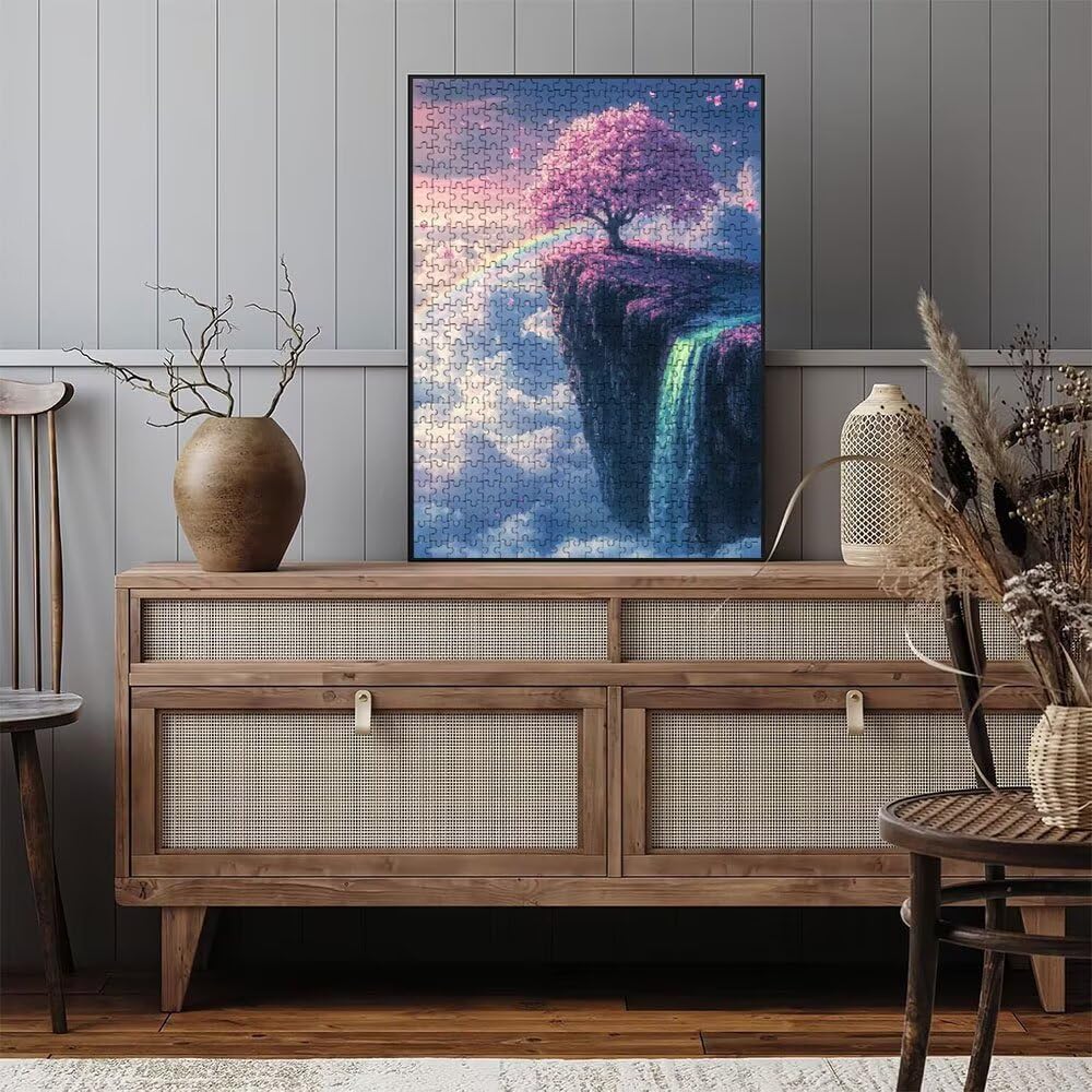 Puzzle 3000 Pezzi, Cascate Plum 3D Puzzle per Adulti Impegnativo, Educa Puzzles Artistico, Divertente E Stimolante Puzzles Decorativo per La Famiglia, Regalo e Decorazione Pareti DX0YL6-679