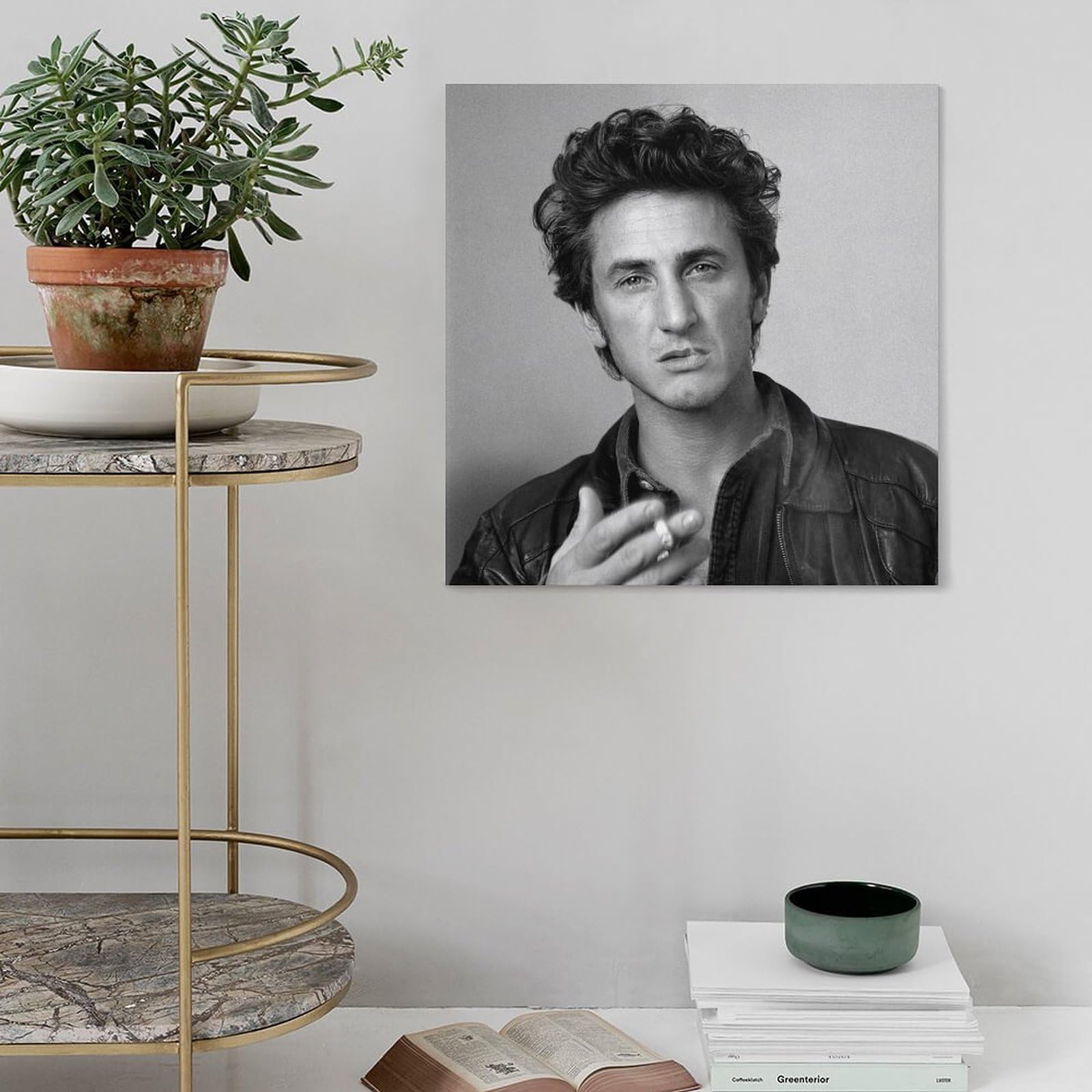 MEIYAN Sean Penn Painting On Canvas Wall Art Poster Scroll Picture