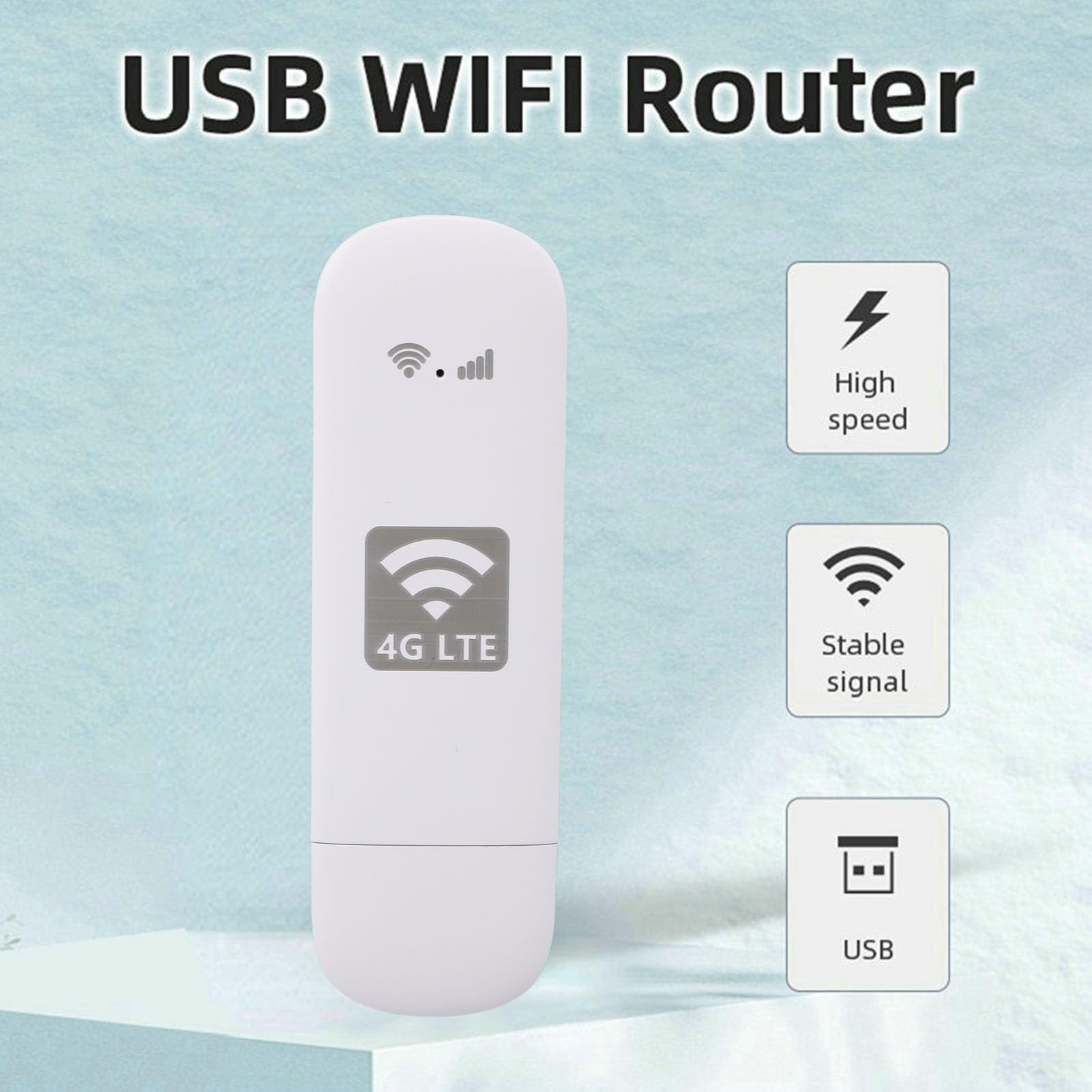 WiFi 6 4G UFI przenośny mobilny hotspot USB globalny wielopasmowy bezprzewodowy router podróżny z gniazdem karty SIM, mini bezprzewodowy modem internetowy na kemping,