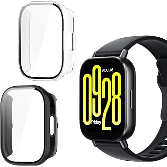 NEWZEROL Pack of 2 Protective Cases Compatible with Xiaomi Redmi Watch 5