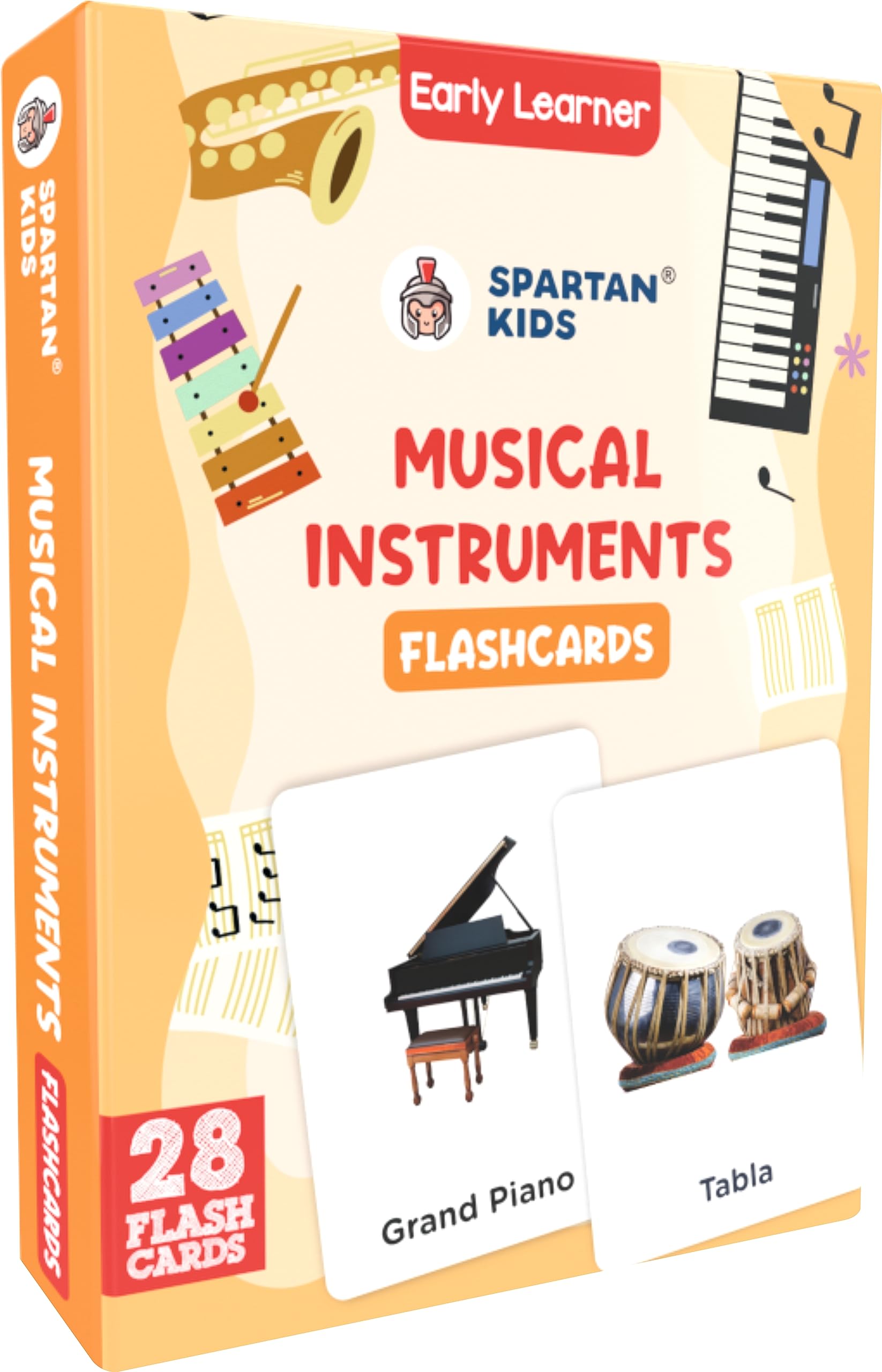 Musical Flash Cards for Kids | 28 Early Learning Flash Cards Easy & Fun Way of Learning 1 Year to 6 Years Babies (B0CF5N2TVJ) Amazon Price History, Amazon Price Tracker