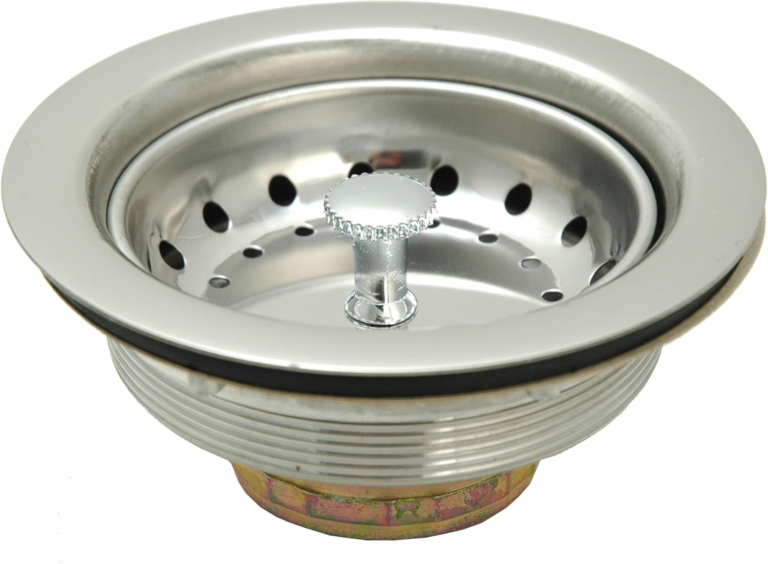 Duo Basket Strainer for Kitchen Sinks, Stainless Steel - By Plumb USA (Stainless Steel)