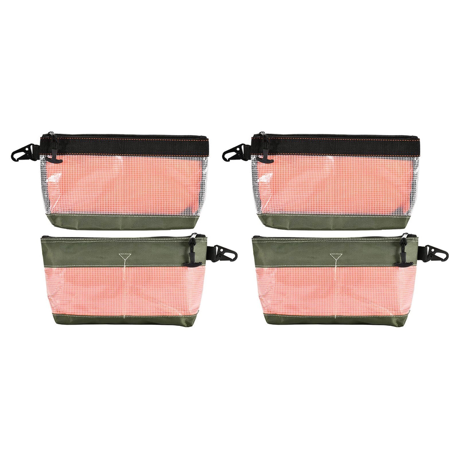 of 4 Clear PVC Tool Planner Sacks Waterproof Against Fixed for Electronics Repair Clear PVC Equipment