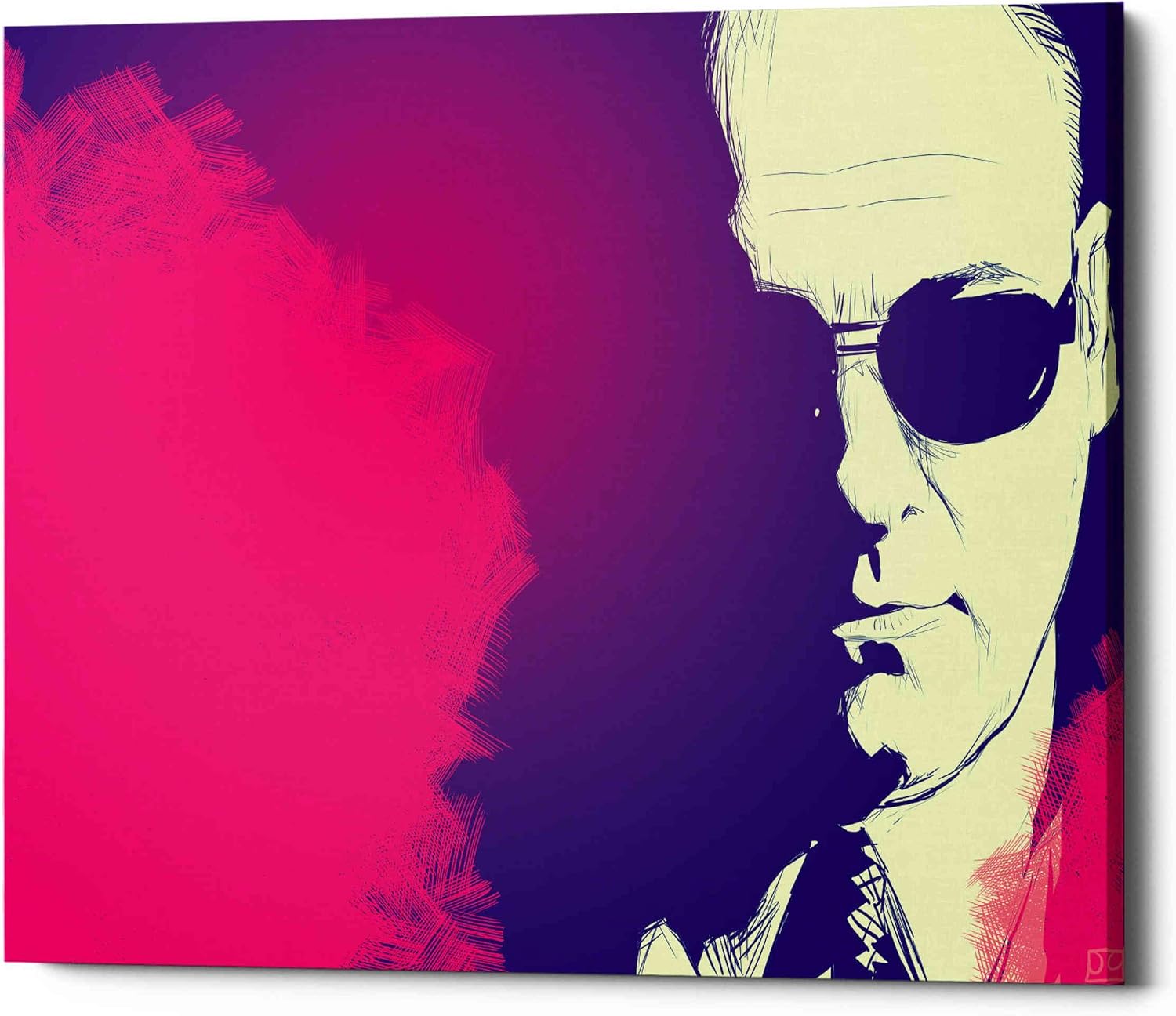 Epic Graffiti 'JGandolfini' by Giuseppe Cristiano, Canvas Wall Art, 12"x16"