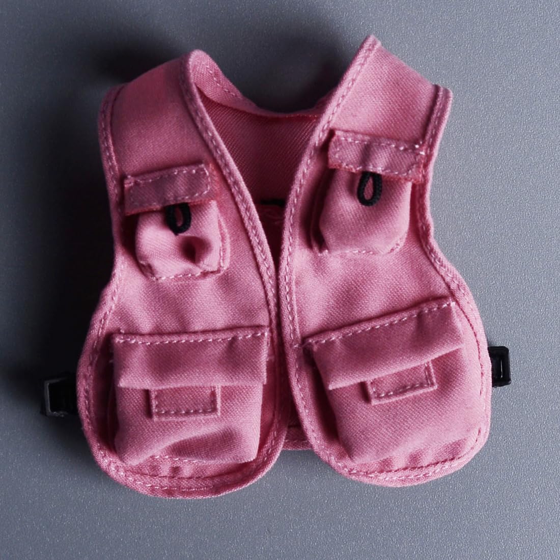 Meetoget PM005US - Overol de muñeca a escala 1/12, ropa de trabajo, chaleco para figura de acción de 6 pulgadas, color rosa