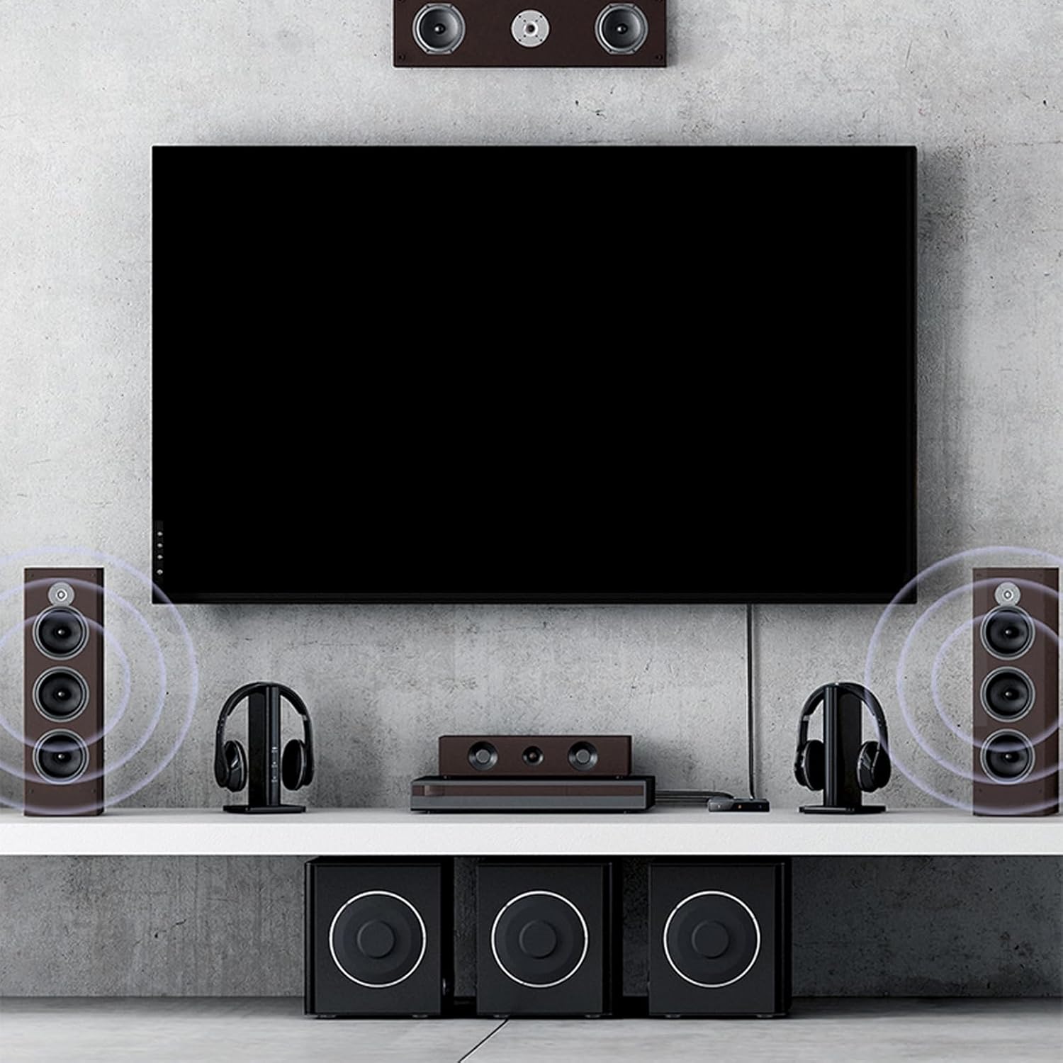 ljhnba 3Inch Silk Dome Tweeter Loudspeaker 4 Ohms 15W Loudspeaker for Most Environment