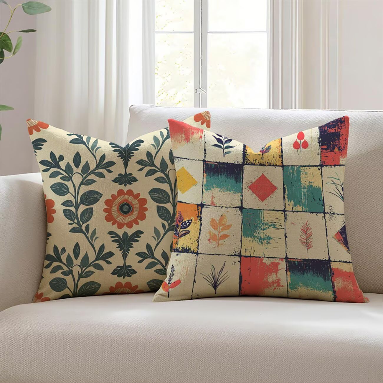 Coussins extérieurs imperméables 55x55 en lin pour sublimer votre salon de jardin