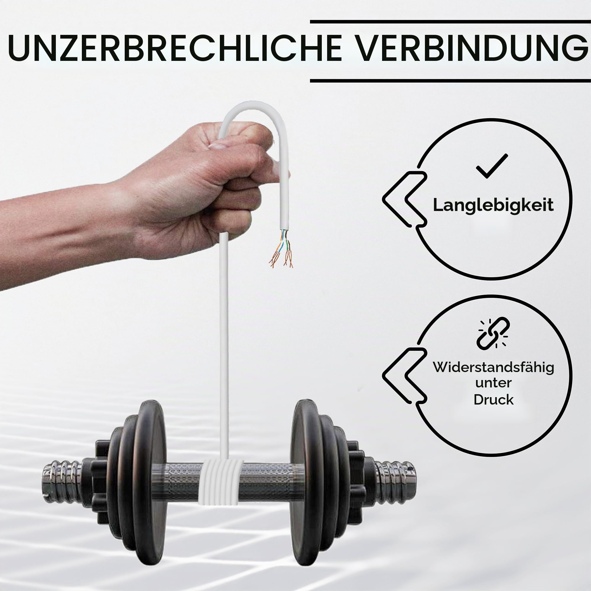 Mr. Tronic 305m Ethernet Netzwerkkabel Cat 5E, LAN Netzwerkkabel Für Schnelle & Zuverlässige Internet, AWG24 Massenkabel Cat 5E | Bulk Kabel 1 Gbps, 100 MHz, UTP CCA (305 Meter, Grau)