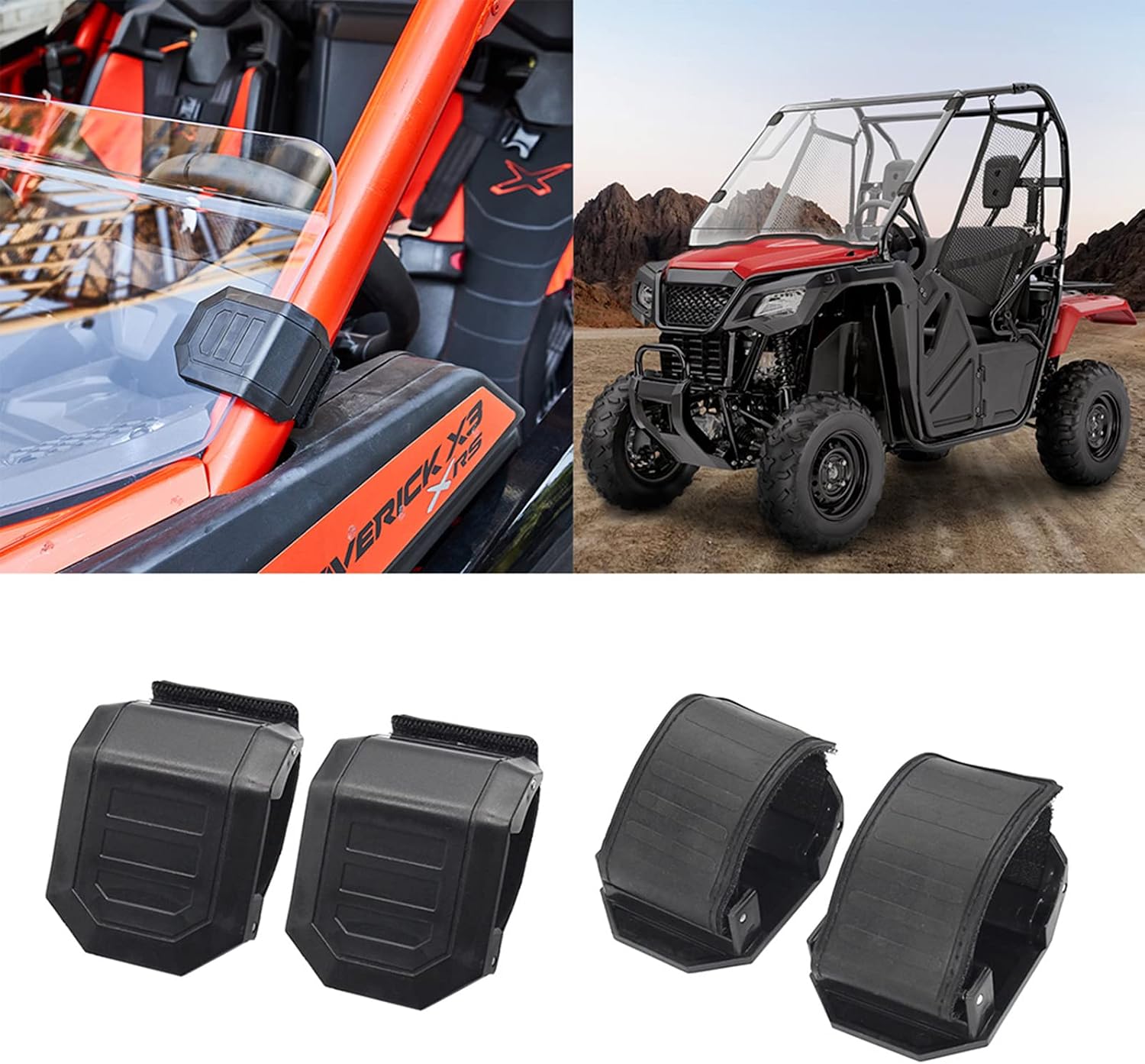 UTV Windshield Window Clamp Clips Pack of 2