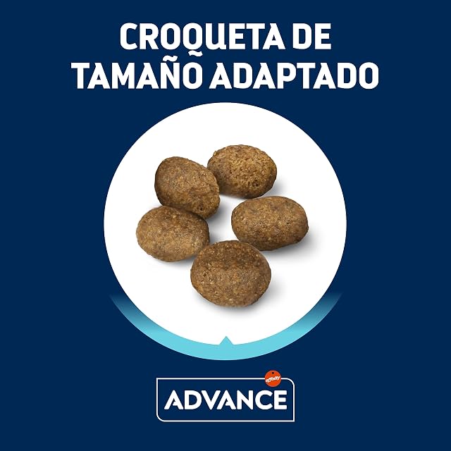 Foto 7 de 7 de Advance Mini Sensitive Salmon Croquettes pour Chiens de Petit Race Avec Des Sensibilités Digestives au Saumon