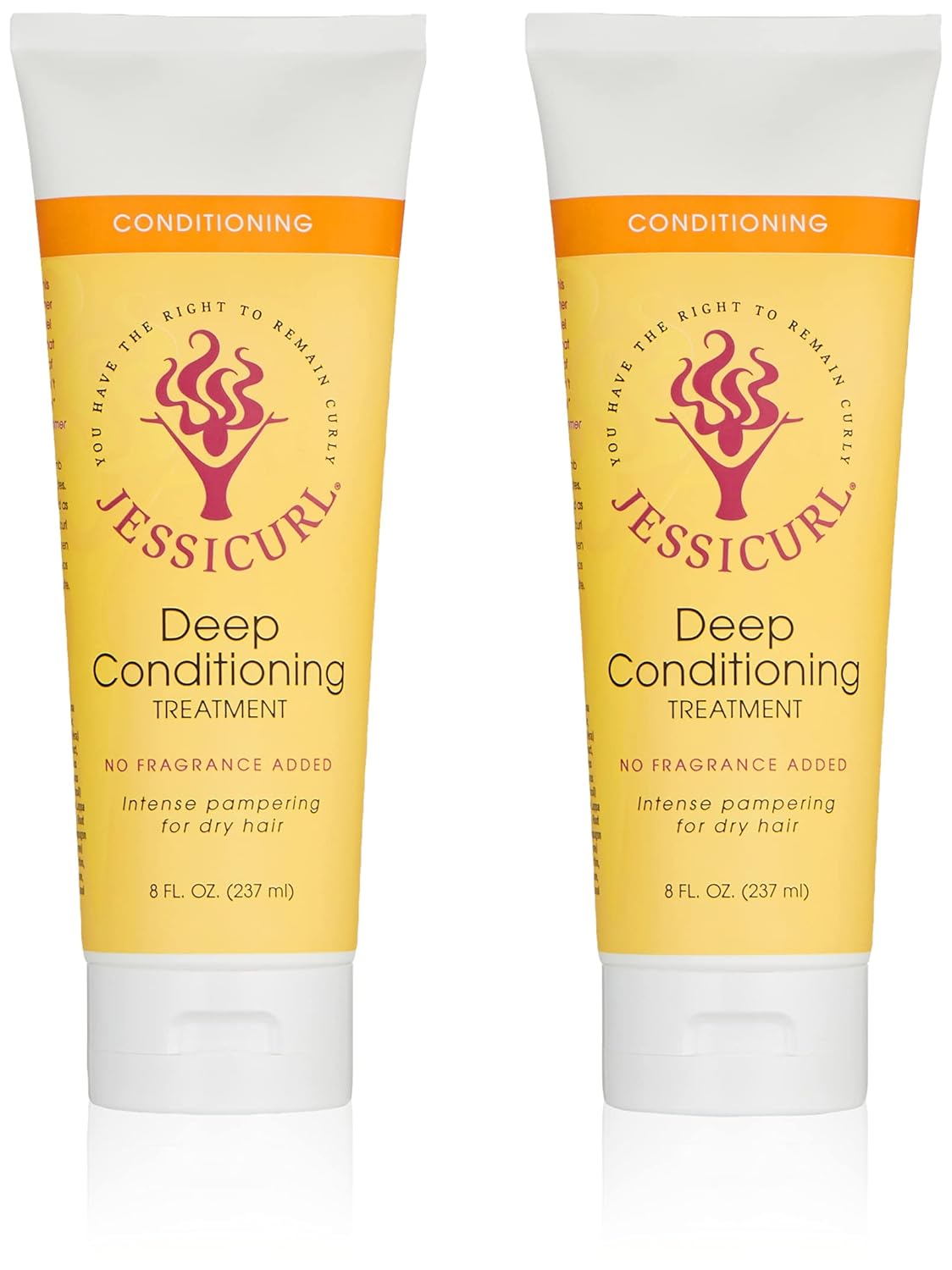 Jessicurl, Deep Conditioning Treatment, No Fragrance Added, 16 Fl oz. Deep Conditioner for Dry Damaged Hair, great Anti Frizz Hair Mask and Leave in Conditioner for Curly Hair