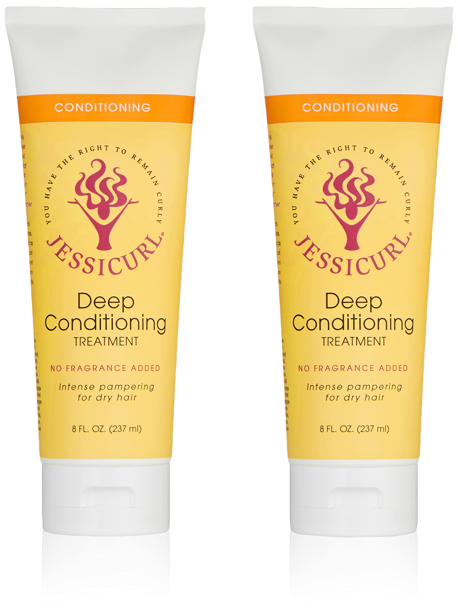 Jessicurl, Deep Conditioning Treatment 2 Pack, No Fragrance