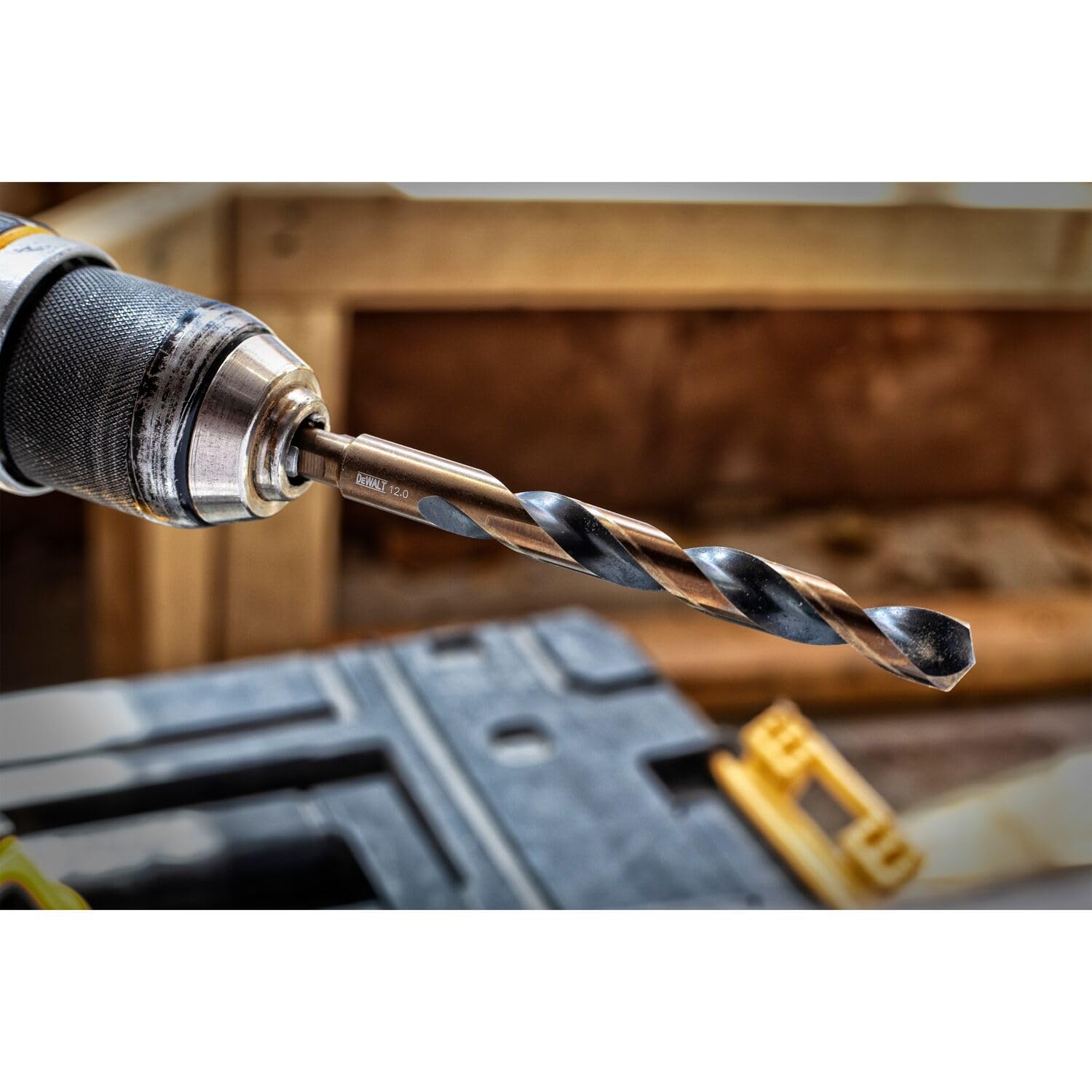 Set De Forets Noir Et Or DeWalt – DWA1180 – 10 Pièces – Pour Perçage Polyvalent