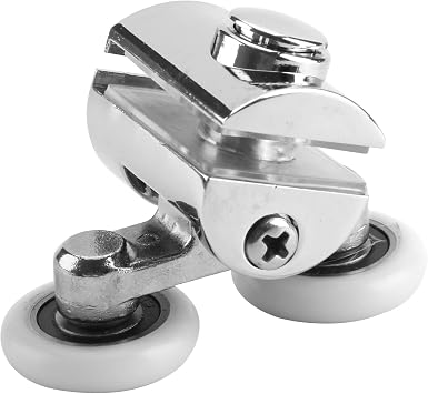 Shower Door Wheels 23mm Shower Door Rollers 4pcs (2 top+2 Buttom)