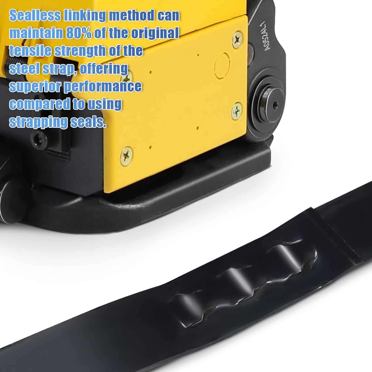 Packaging Metal Steel Strapping Banding Tool Machine for Steel Strap Integrates Functions of Tensioner Crimper and Cutter Sealless Combination (A333-3/4")